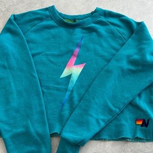 Aviator Nation cropped sweatshirt